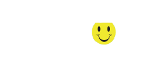custom lawns logo white